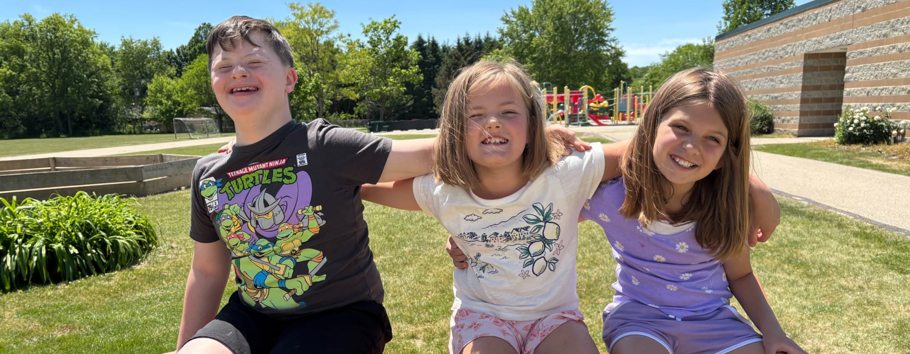 Students at recess